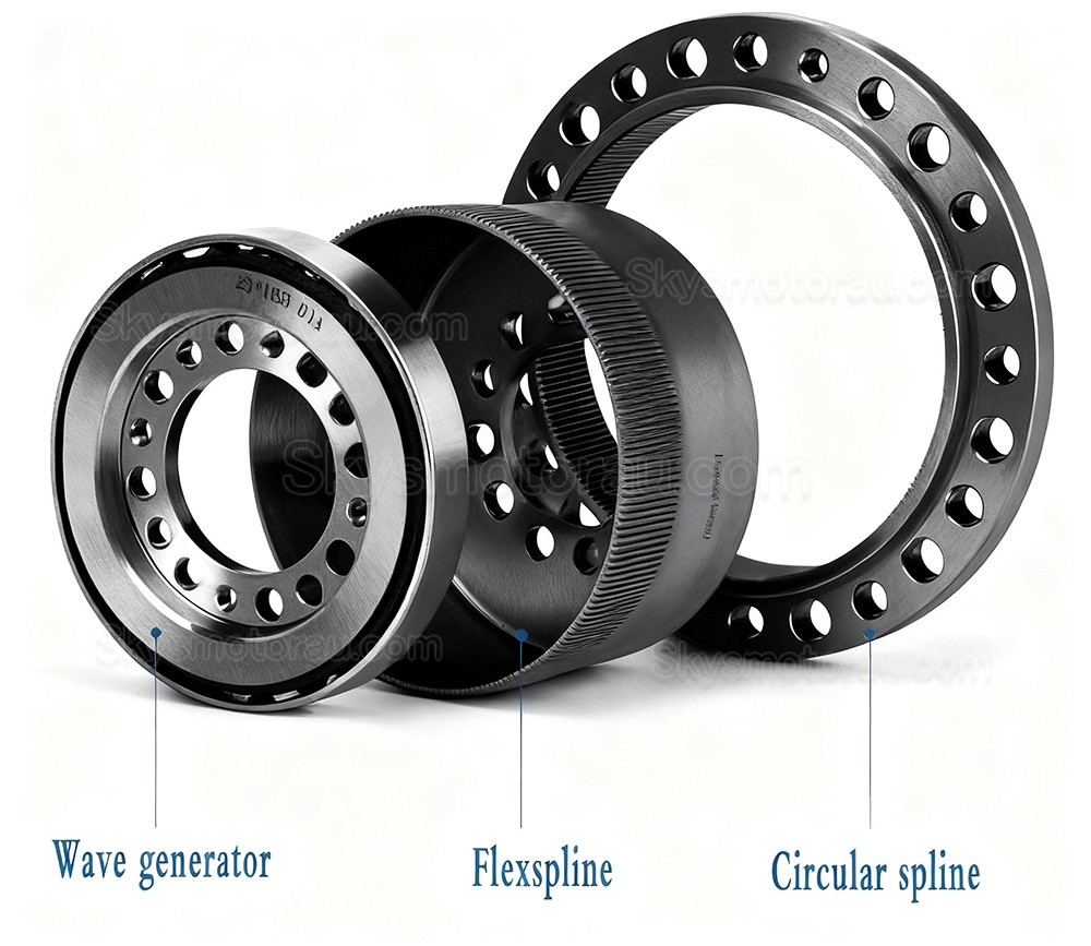 ZXF Series 30:1/50:1/80:1/100:1/120:1/160:1 Harmonic Gearbox for Stepper / Servo Motor