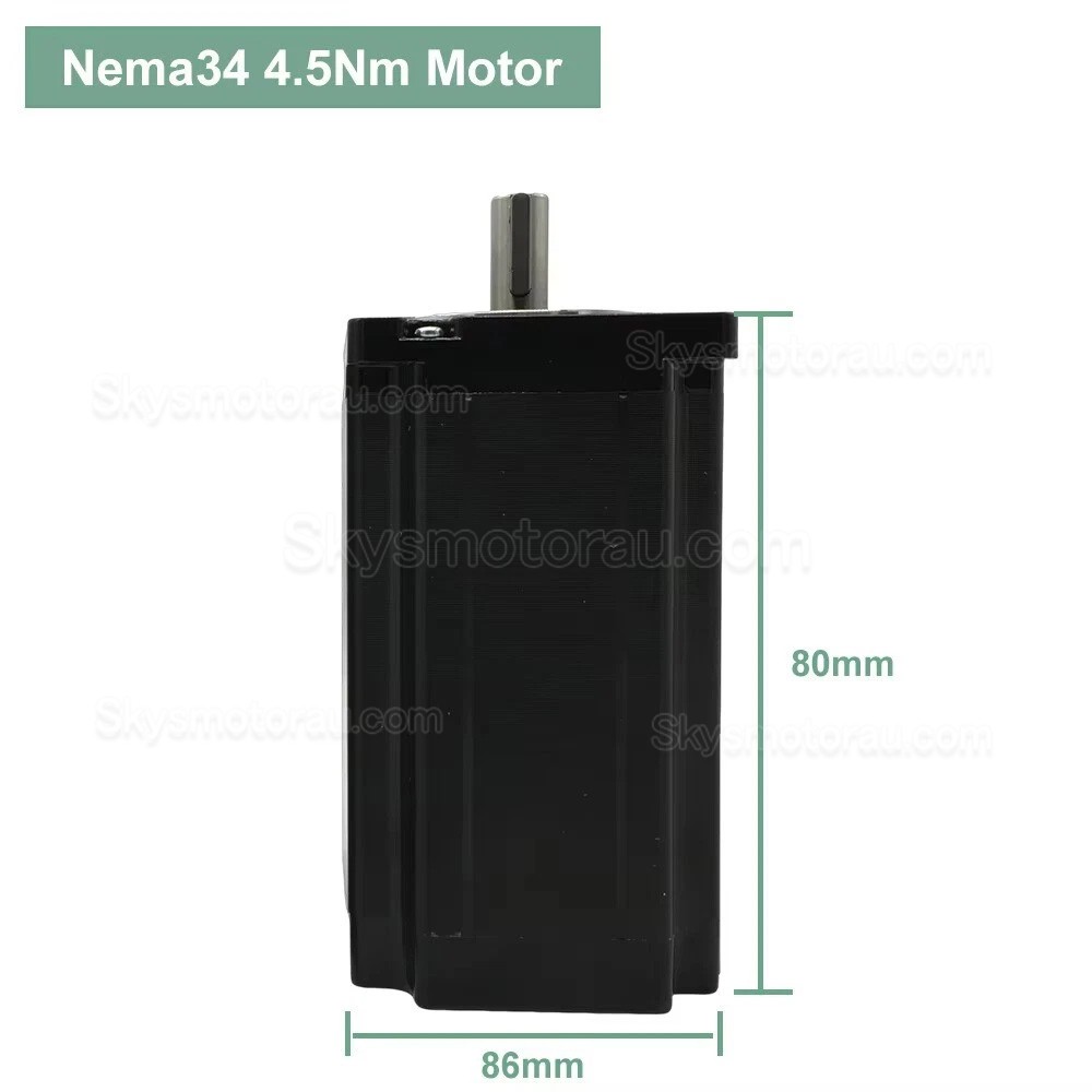 NEMA 34 Bipolar Stepper Motor 86BYGH9945A3J14 4.5/8.5/12Nm 3 Phase 1.2 Deg 3 Wires