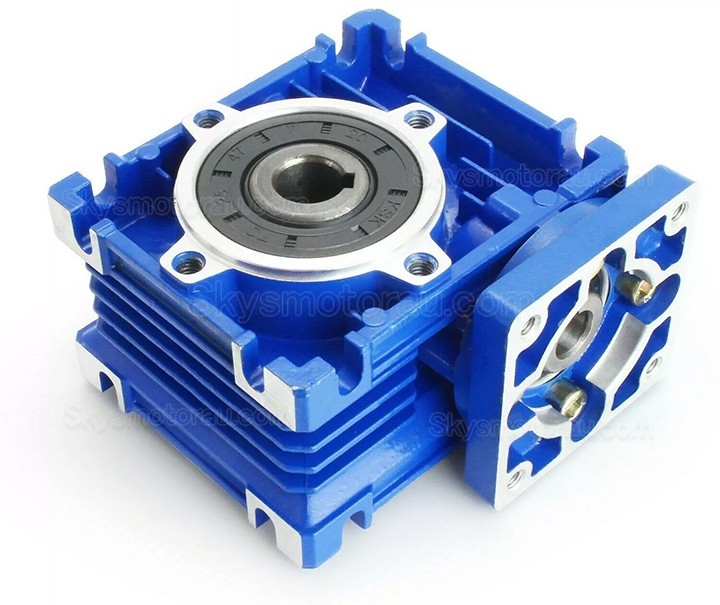 NMRV030 Worm Worm Drive Gearbox Ratio 10:1 15:1 20:1 25:1 30:1 40:1 for Nema23 Stepper Motor / Servo Motor