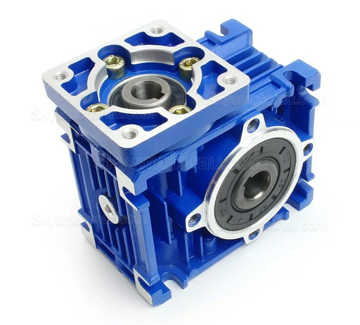 NMRV030 Worm Worm Drive Gearbox Ratio 10:1 15:1 20:1 25:1 30:1 40:1 for Nema23 Stepper Motor / Servo Motor
