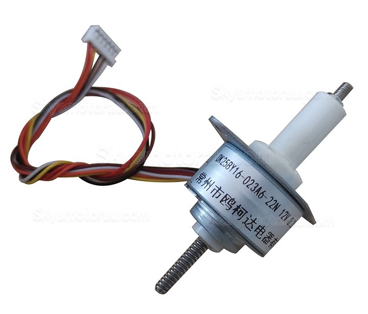 Oukeda OK25BY16-023A6-22N PM Linear Stepper Motor Lead/rev 1mm Travel 22mm 15 Deg 0.23A Thrust 10N