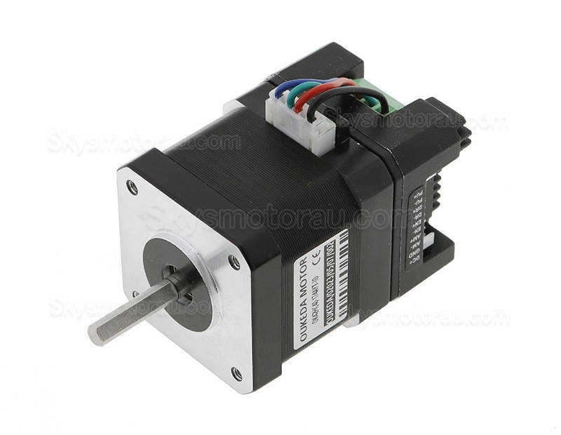 Nema 17 Closed-loop Stepper Motor OUKEDA OK42HC40-174AYT-IO with Controller 1.8 Deg 0.44Nm 1.68A 12-40VDC