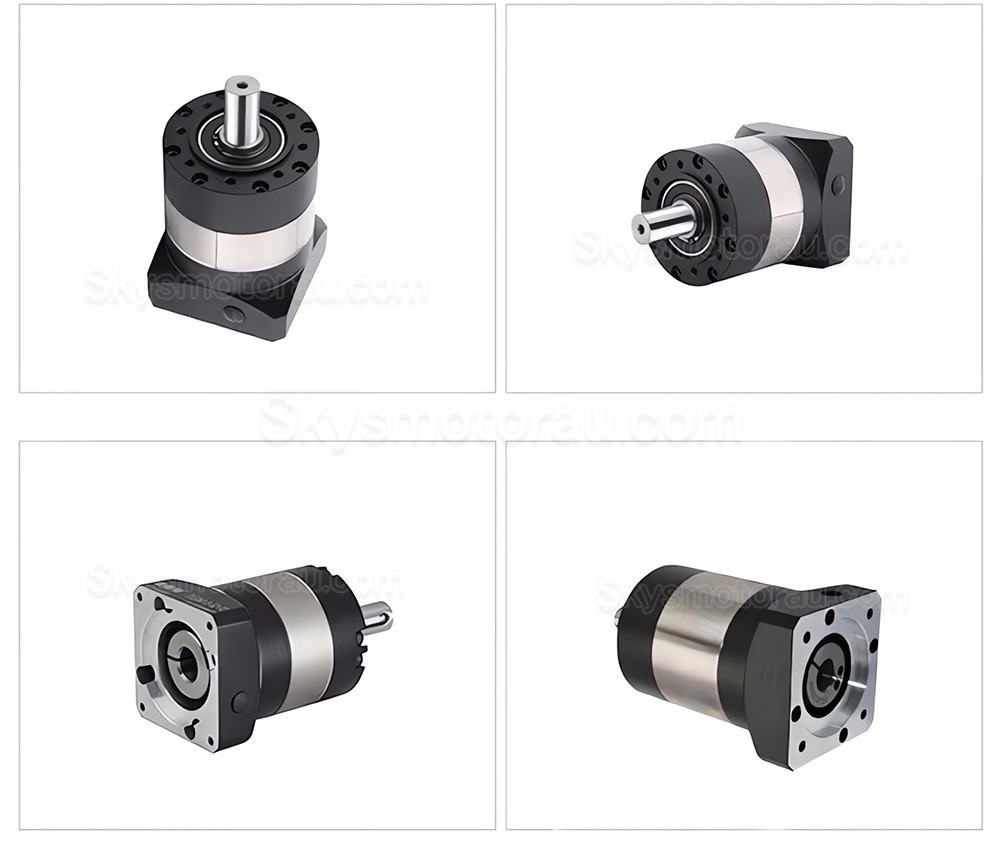 PLE060 Series Nema 23 Planetary Gearbox Ratio 3:1 - 100:1 for NEMA23 Stepper Motor / 200W 400W 60mm AC Servo Motor
