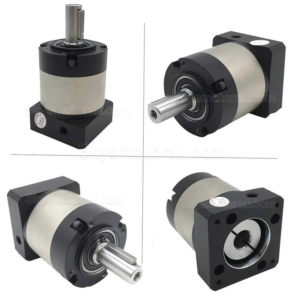 PLE080 Series Servo Planetary Gearbox Ratio 3:1 - 100:1 7-12 Arcmin for 80mm Servo Motor