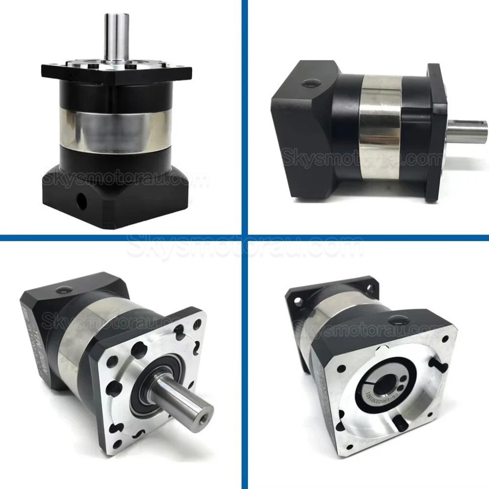 PLF090 Series Planetary Gear Box Ratio 3:1 - 100:1 for NEAM34 Stepper Motor, 80mm Servo Motor 750W