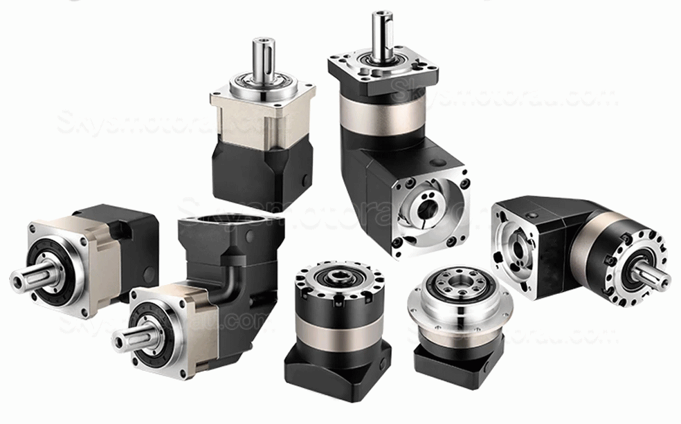 PLG120 Series Helical Planetary Gearbox Ratio 3:1 - 100:1 for Nema42 /Nema 52 Svero Motor
