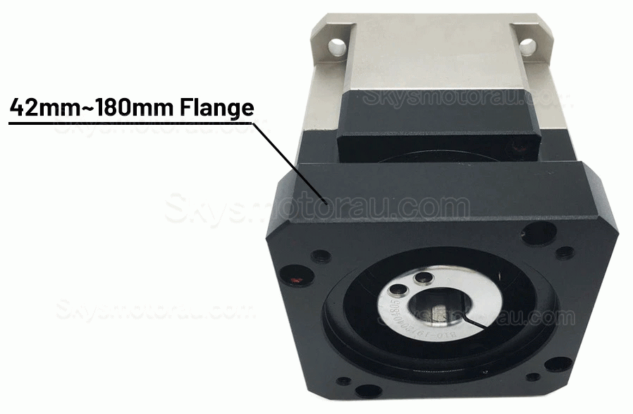 PLG120 Series Helical Planetary Gearbox Ratio 3:1 - 100:1 for Nema42 /Nema 52 Svero Motor