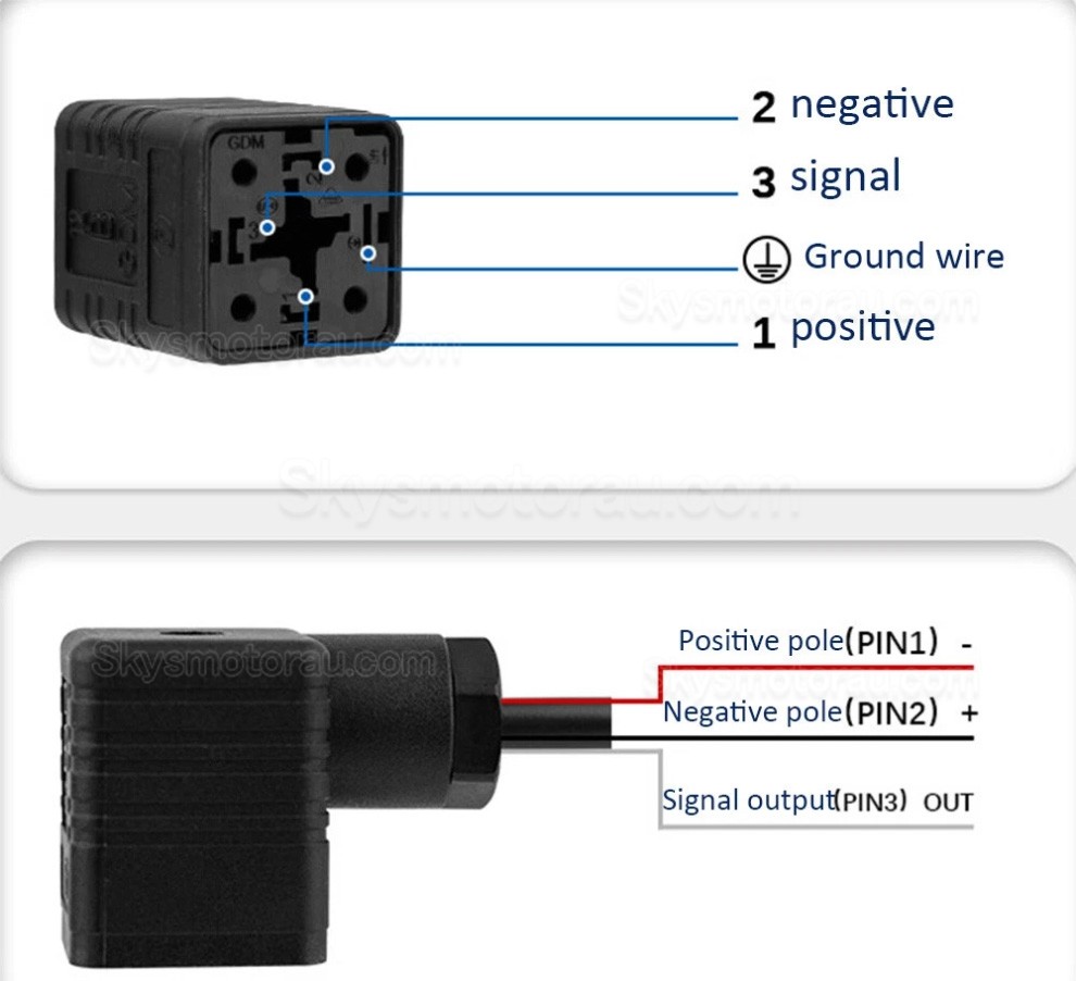 Industry Pressure Sensor PT-719 Hydraulic Pressure Transmitter 0-10V 4-20mA IP65 (without Cable)