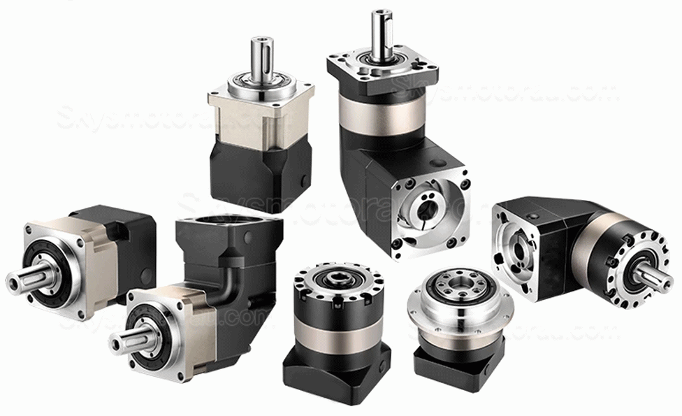 PW060 Series Helical Planetary Gearbox Ratio 3:1 - 100:1 for Nema23 Stepper Motor /Nema 24 Svero Motor