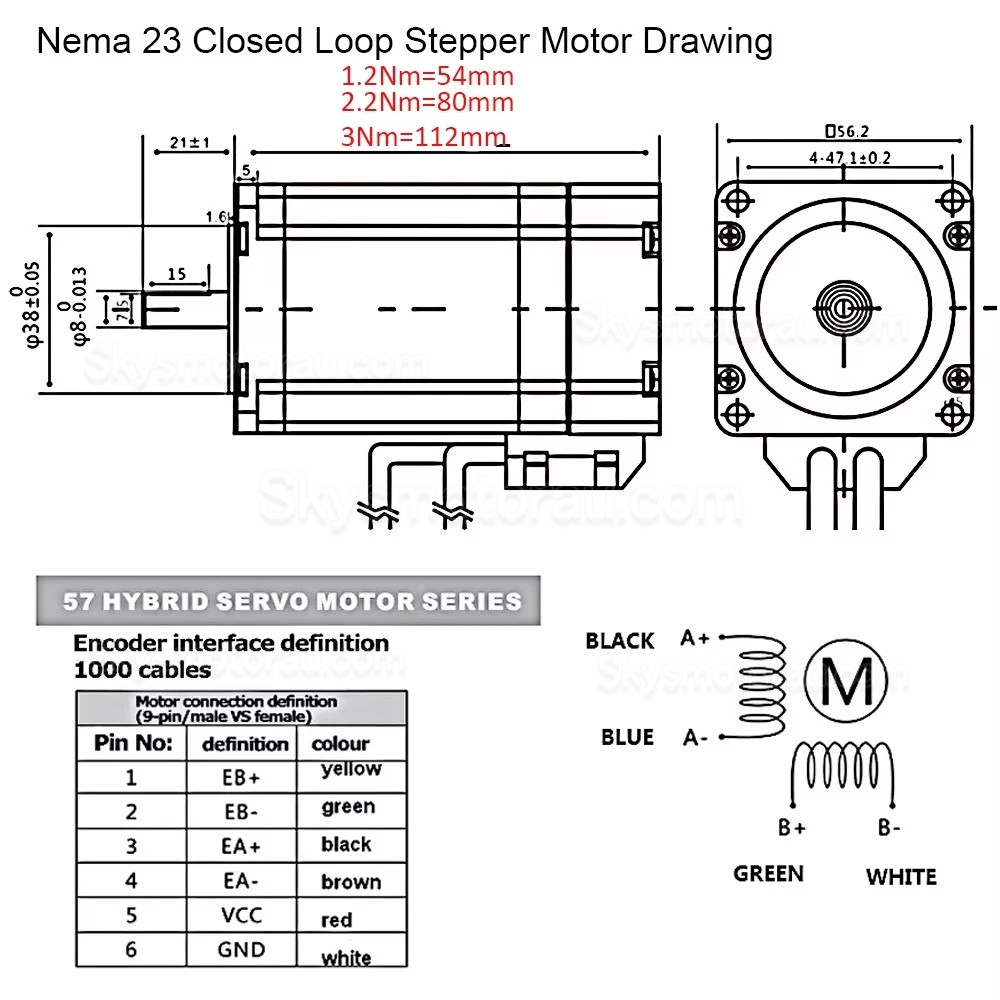 Linear Actuator Controller Kit DXG-YR60 Screw Linear Slide Rail with Nema 23 Closed Loop Stepper Motor & Driver Kit