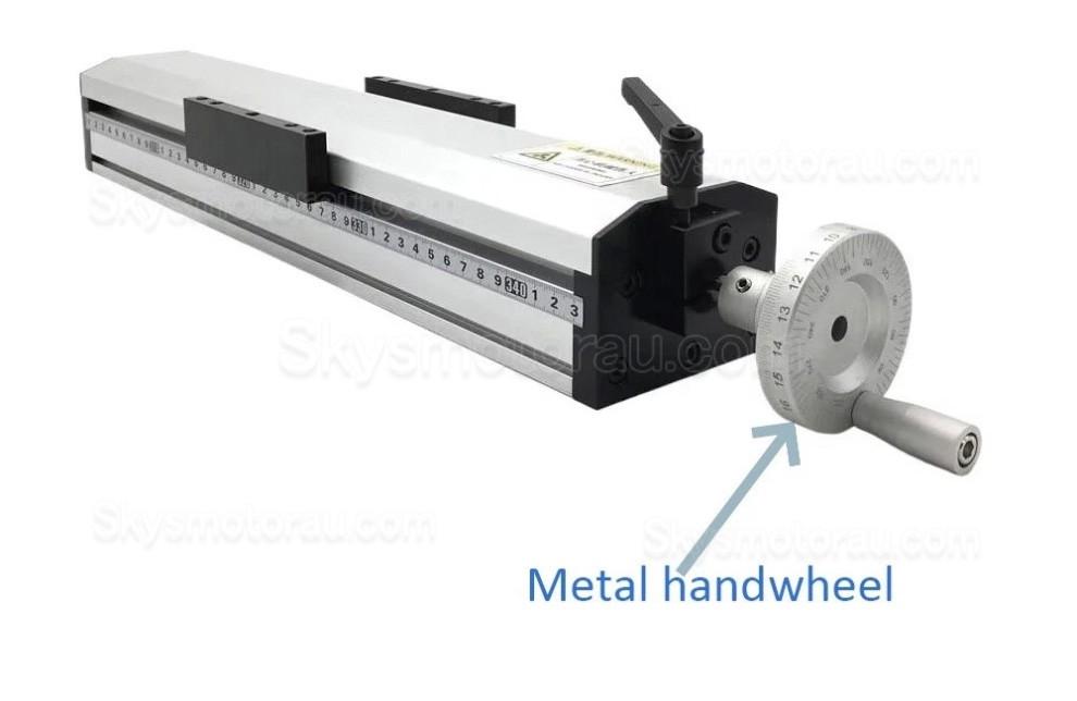 Manual Linear Slides Actuator QMF90 Fully Sealed Manual Ballscrew Slide with Handwheel