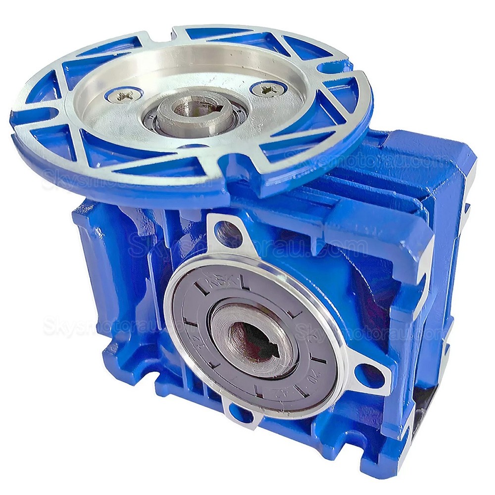 NMRV025 56B14 Worm Drive Gearbox Ratio 10:1/20:1/30:1/40:1/50:1/60:1 Input Bore 9mm