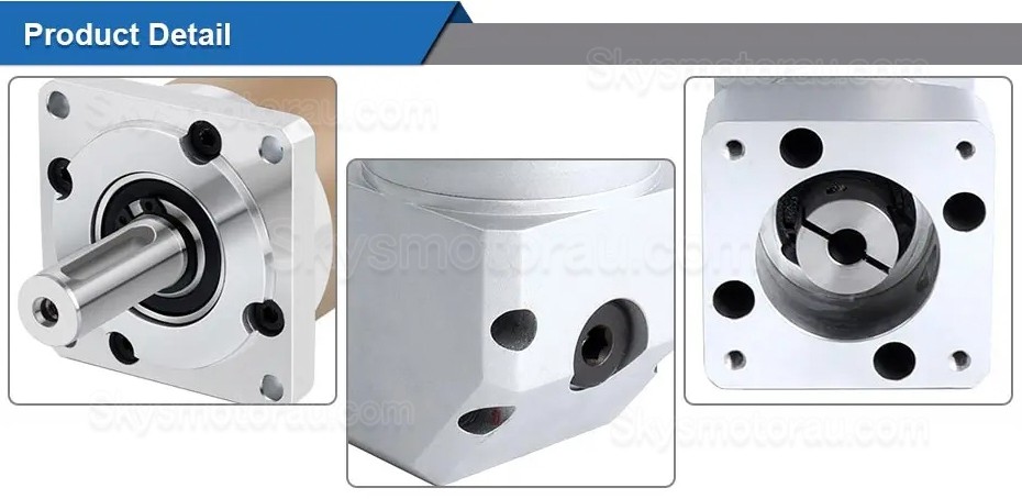 RYG23 Series Right Angle Planetary Gearbox Ratio 5:1/10:1/20:1/50:1 for Nema 23 Stepper Motor