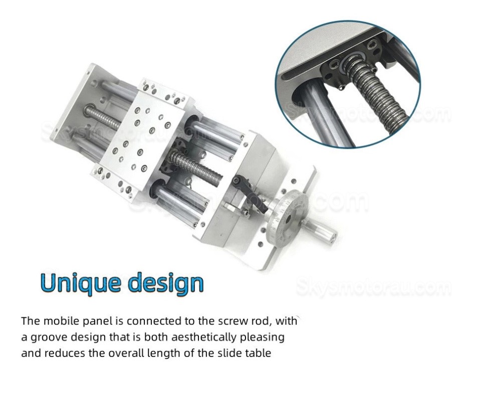 Heavy Duty Ballscrew Linear Motion Guide OSP001615 Manual CNC Slide Table SBR Guide Stage