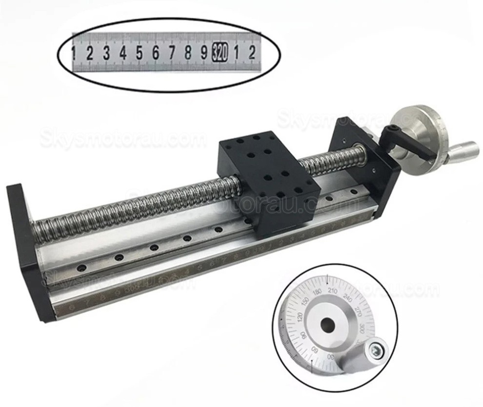 Manual Linear Slides Actuator SXG5080 Manual Linear Stage with Handwheel