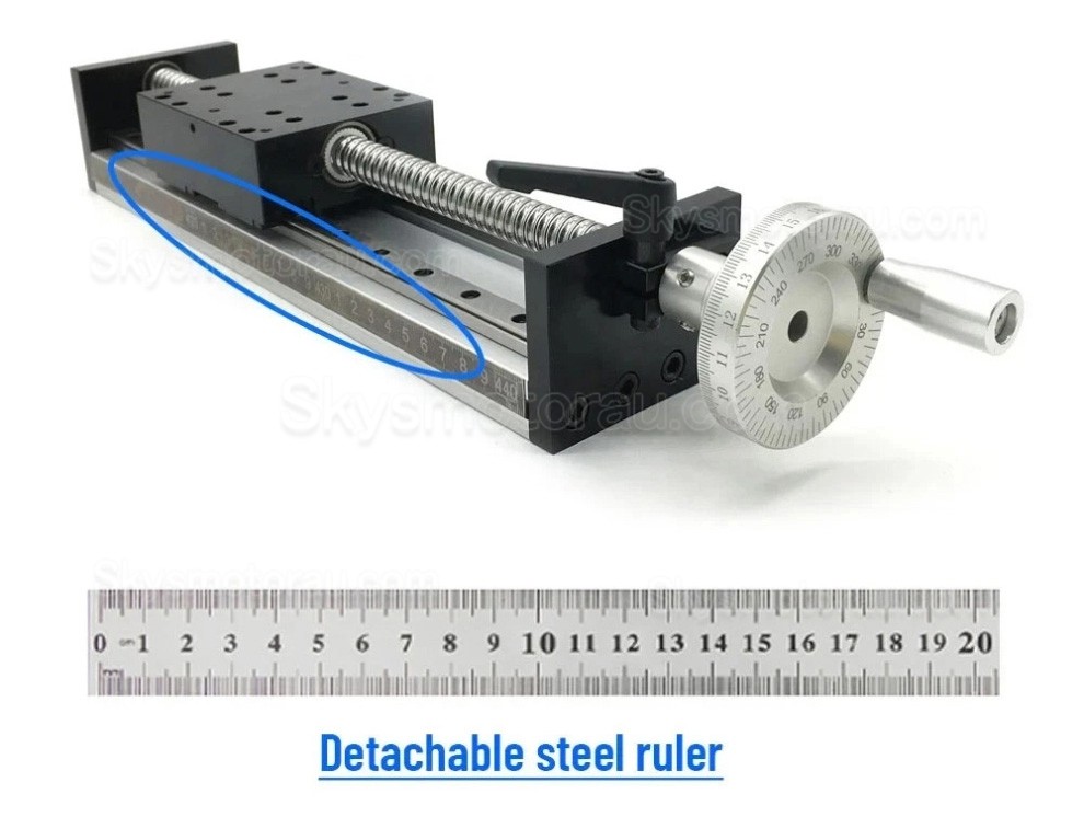 Manual Linear Slides Actuator SXG5080 Manual Linear Stage with Handwheel