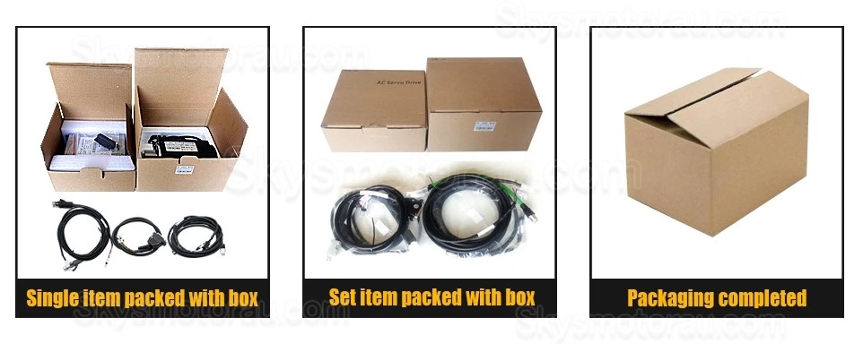 400W/600W/750W/1000W AC Servo Motor & Driver Kit 1.27Nm-3.8Nm 110V / 220V For CNC And PLC Systems