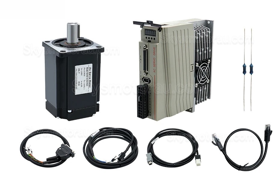 400W/600W/750W/1000W AC Servo Motor & Driver Kit 1.27Nm-3.8Nm 110V / 220V For CNC And PLC Systems