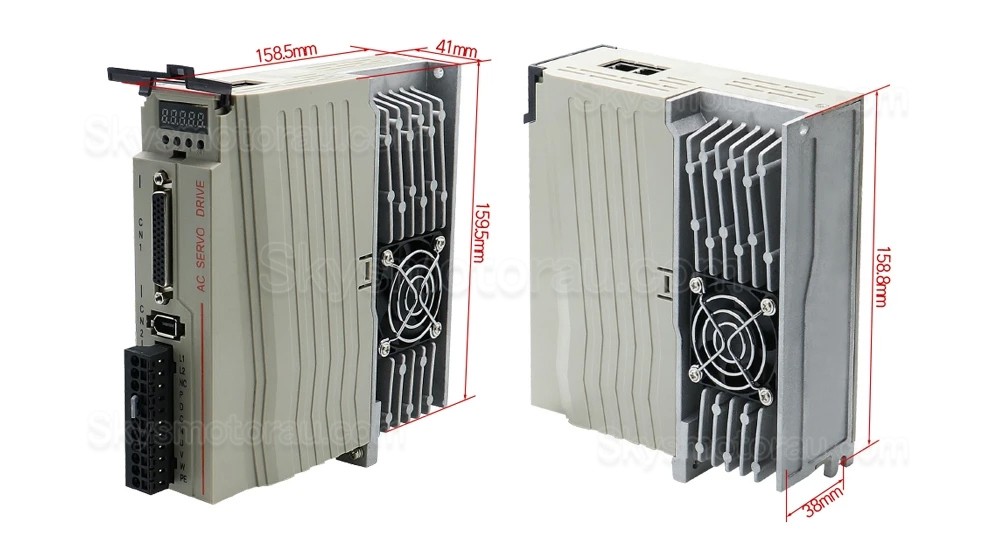 400W/600W/750W/1000W AC Servo Motor & Driver Kit 1.27Nm-3.8Nm 110V / 220V For CNC And PLC Systems