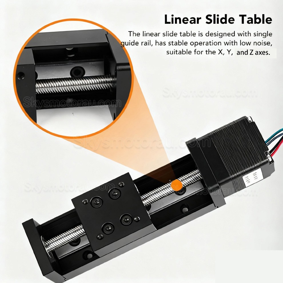 Motorized Linear Slides Actuator OSP001603 CNC Ballscrew Linear Slide 50mm-300mm Stroke with Nema11 Motor