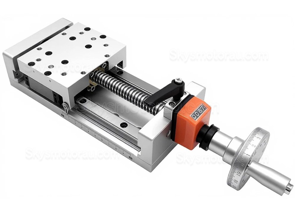 Manual Linear Slides Actuator Z Position Stage Trapezoidal Screw Module with Digital Display