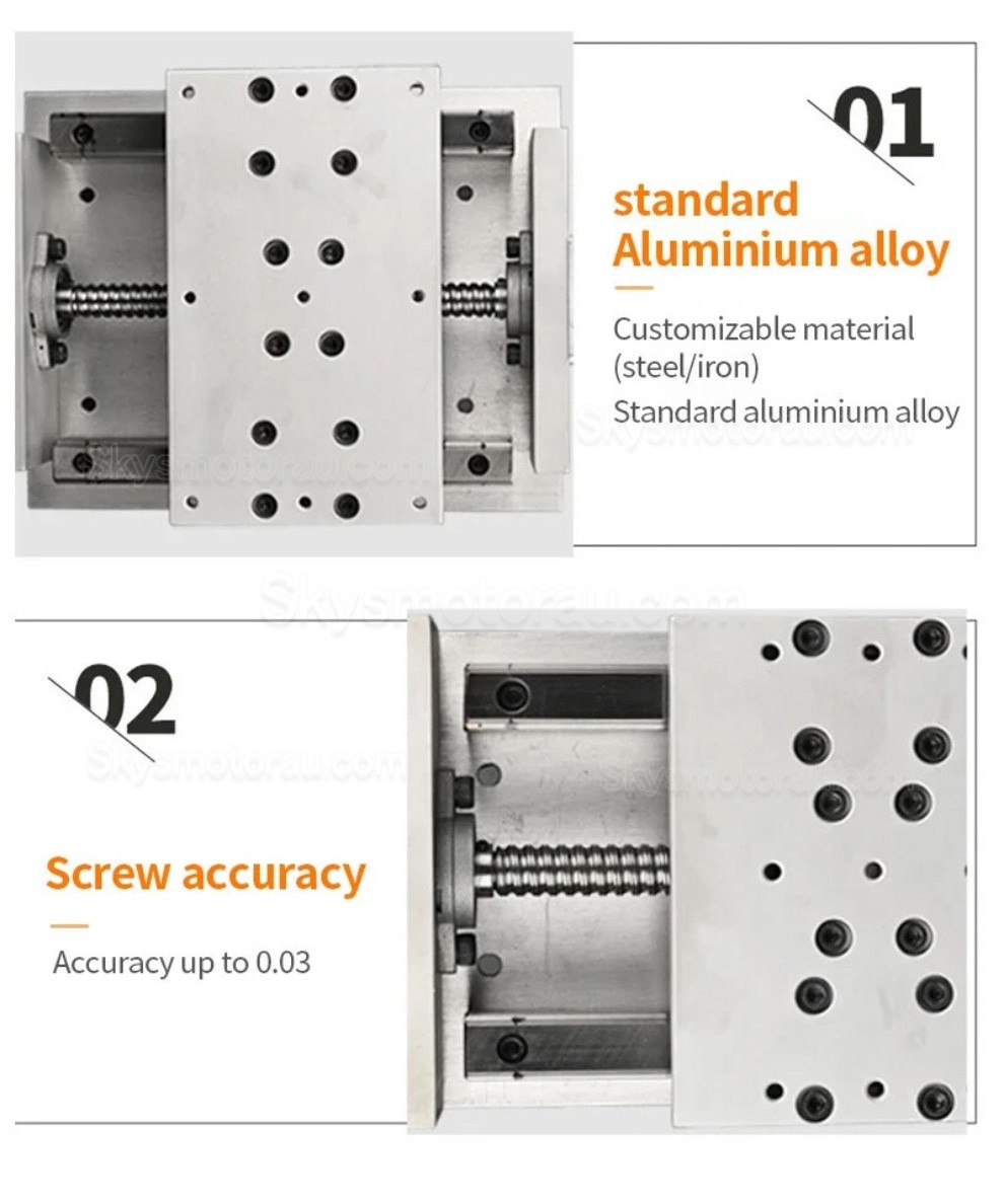 Manual Linear Slides Actuator Z Position Stage Trapezoidal Screw Module with Digital Display