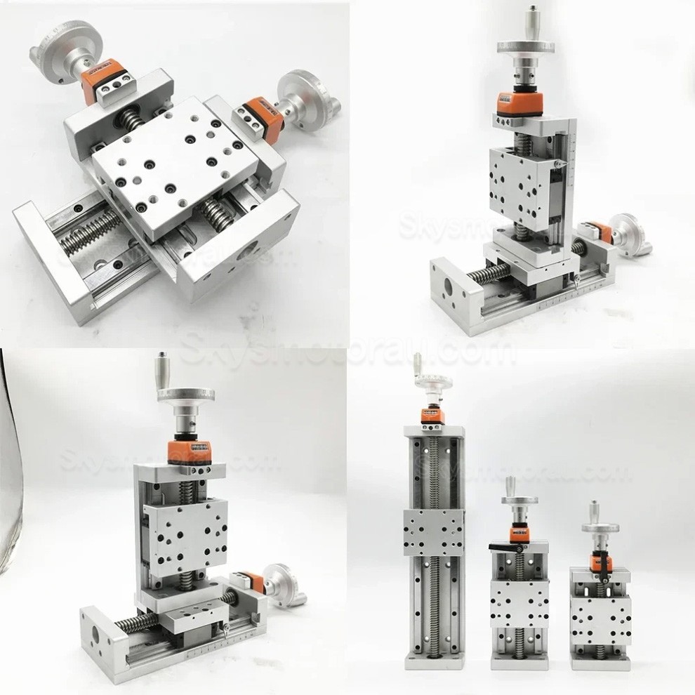 Manual Linear Slides Actuator Z Position Stage Trapezoidal Screw Module with Digital Display