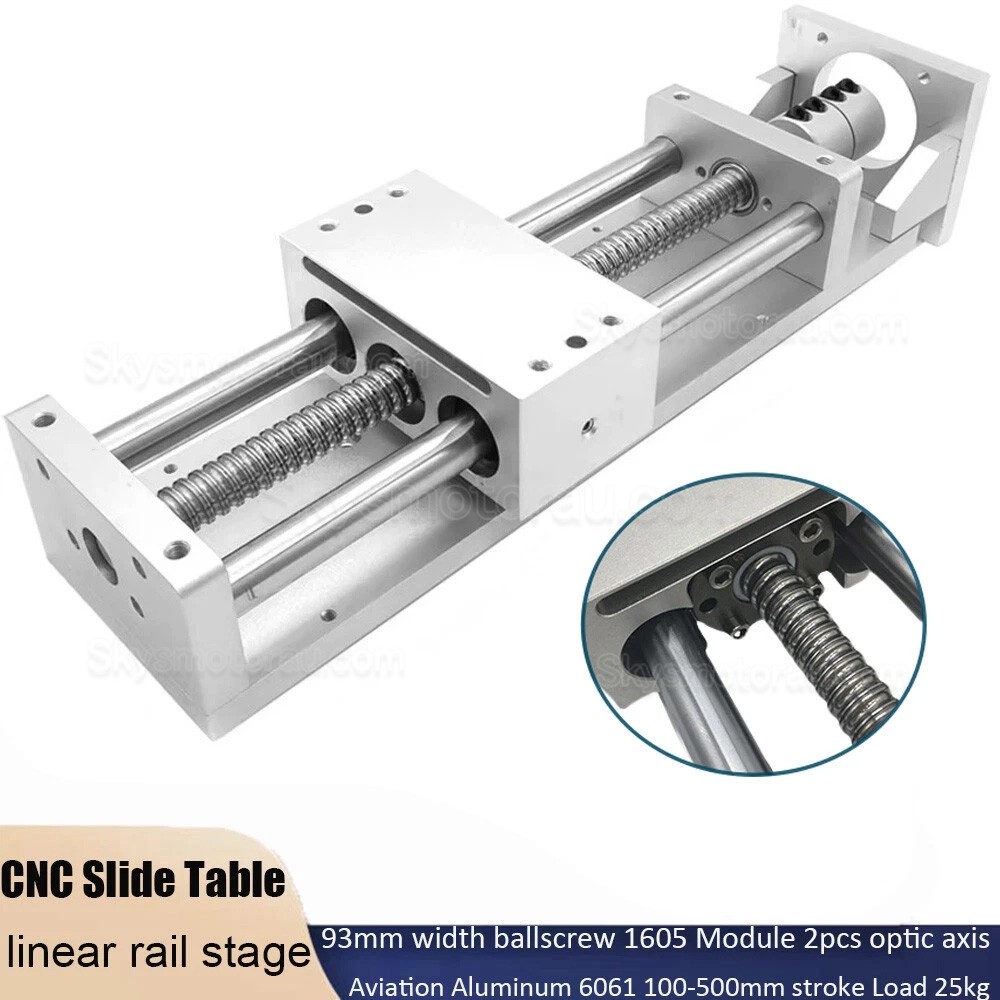 CNC Ballscrew Linear Slide OSP001612 Linear Translation Stage Fit Nema 23/34 Stepper Motor