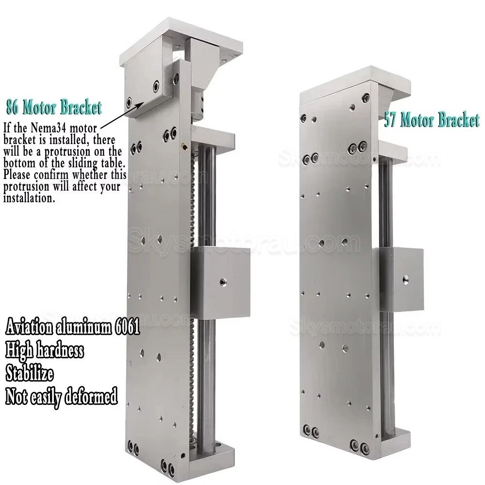 CNC Ballscrew Linear Slide OSP001612 Linear Translation Stage Fit Nema 23/34 Stepper Motor