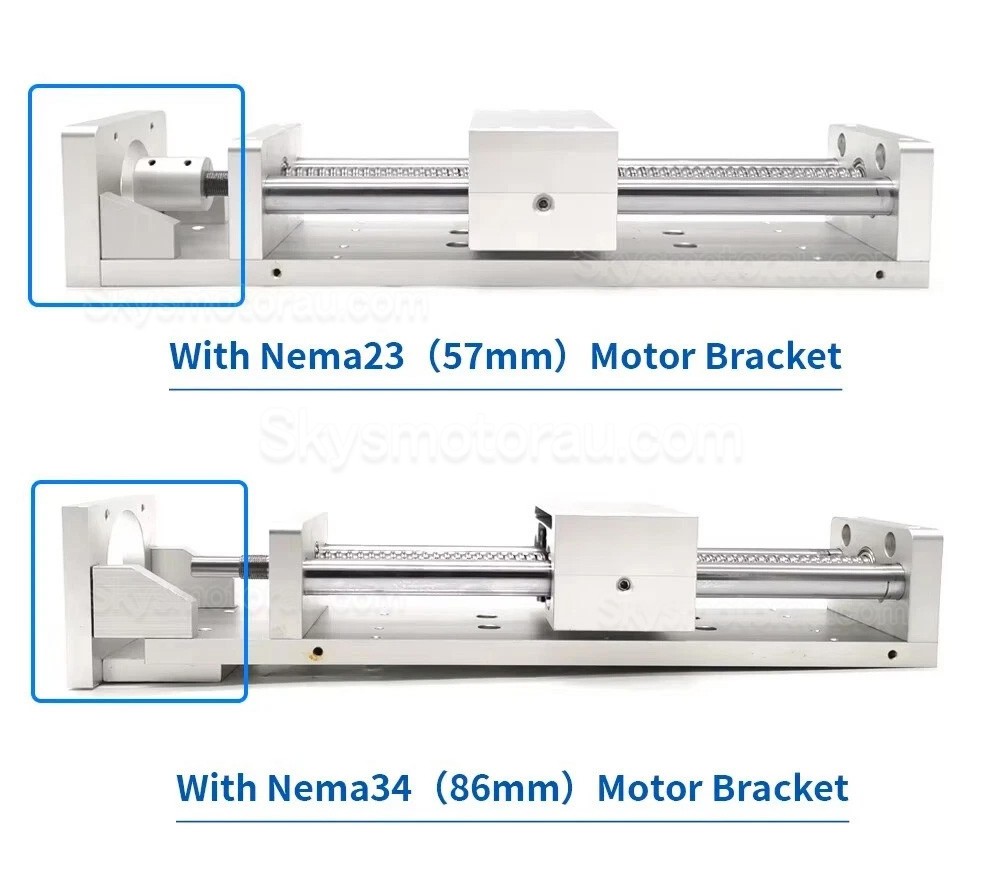 CNC Ballscrew Linear Slide OSP001612 Linear Translation Stage Fit Nema 23/34 Stepper Motor