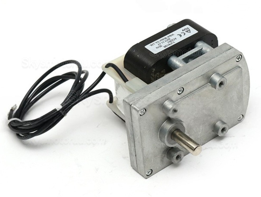 110/220V Shade Pole Gearmotor TT-YJ61 with Ratio 36:1 - 1161:1 Spur Gearbox