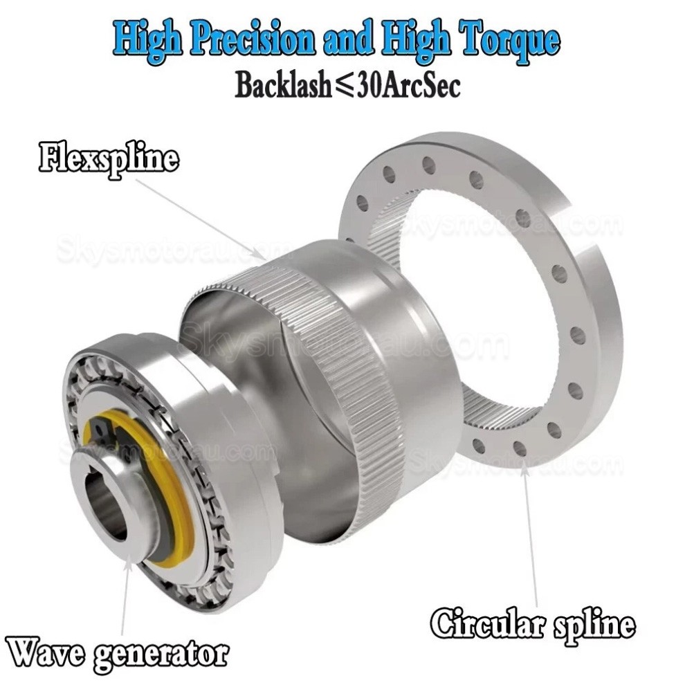 ZXD/ZXZ Series 30:1/50:1/80:1//100:1 Mini Harmonic Drive 20 Arc-sec