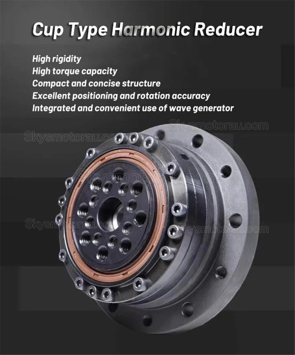 ZXS Series 30:1/50:1/80:1/100:1/120:1 Harmonic Reducer Gearbox 30 Arcsec Cup Type