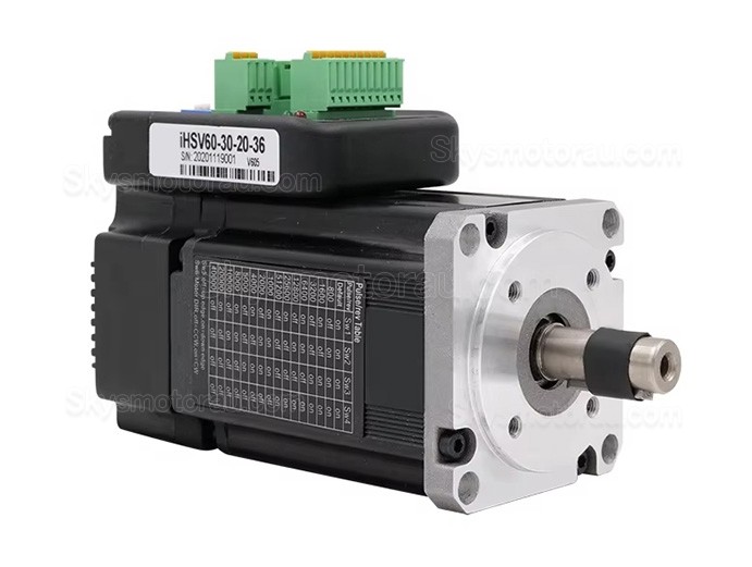 Nema 23 60mm 36V 200W Integrated Easy Servo Motor JMC iHSV60-30-20-36 0.65N.m 3 Phase 3000RPM