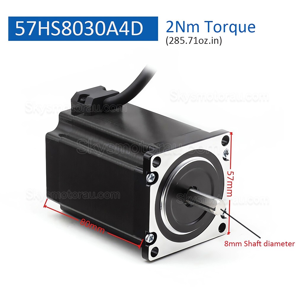 Nema 23 Geared Stepper Motor DLF+57HS5630A4D 3A with 4:1/5:1/10:1/20:1/25:1/40:1/50:1/100:1 Planetary Gearbox