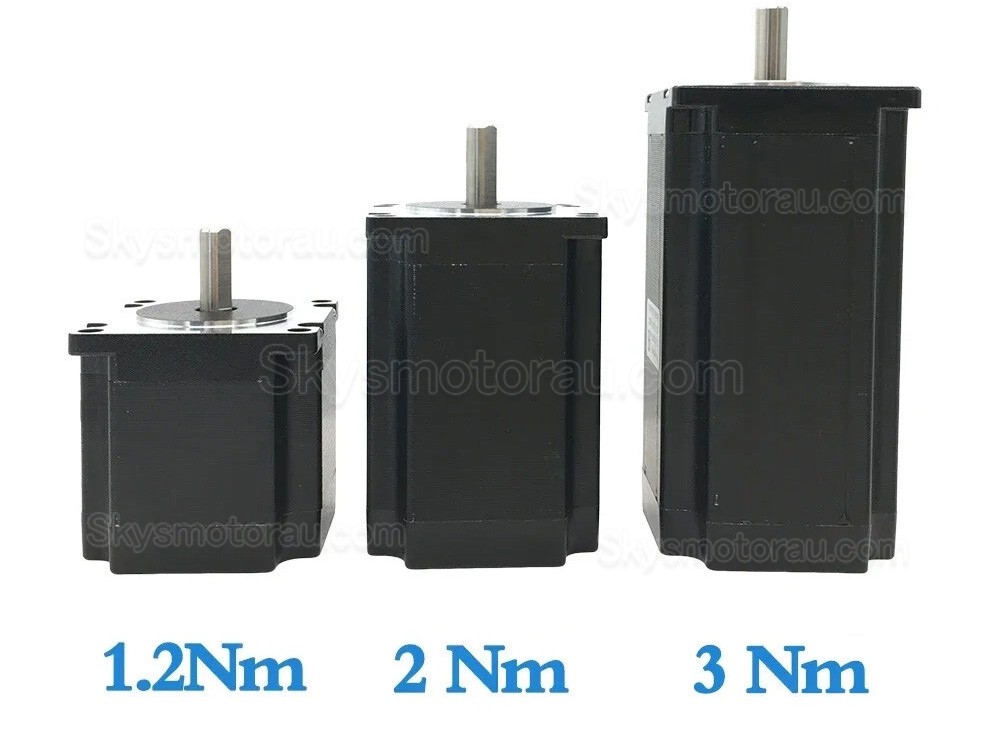 Nema 23 Stepper Motor 57HS56/80/11230A4 1.2Nm/2Nm/3Nm 1.8 Deg 4-Wires for 3D Print/CNC Router Mill