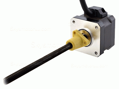 NEMA 8 Captive Acme Linear Actuator Motor 8C15S0504AC5-019RS 19.5mm Travel, 2mm Lead/rev, 2Ncm